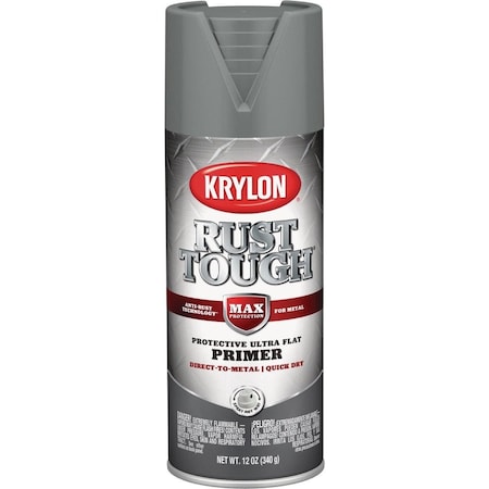 Krylon Rust Tough Gray 12 Oz. All-Purpose Spray Paint Primer K09205008